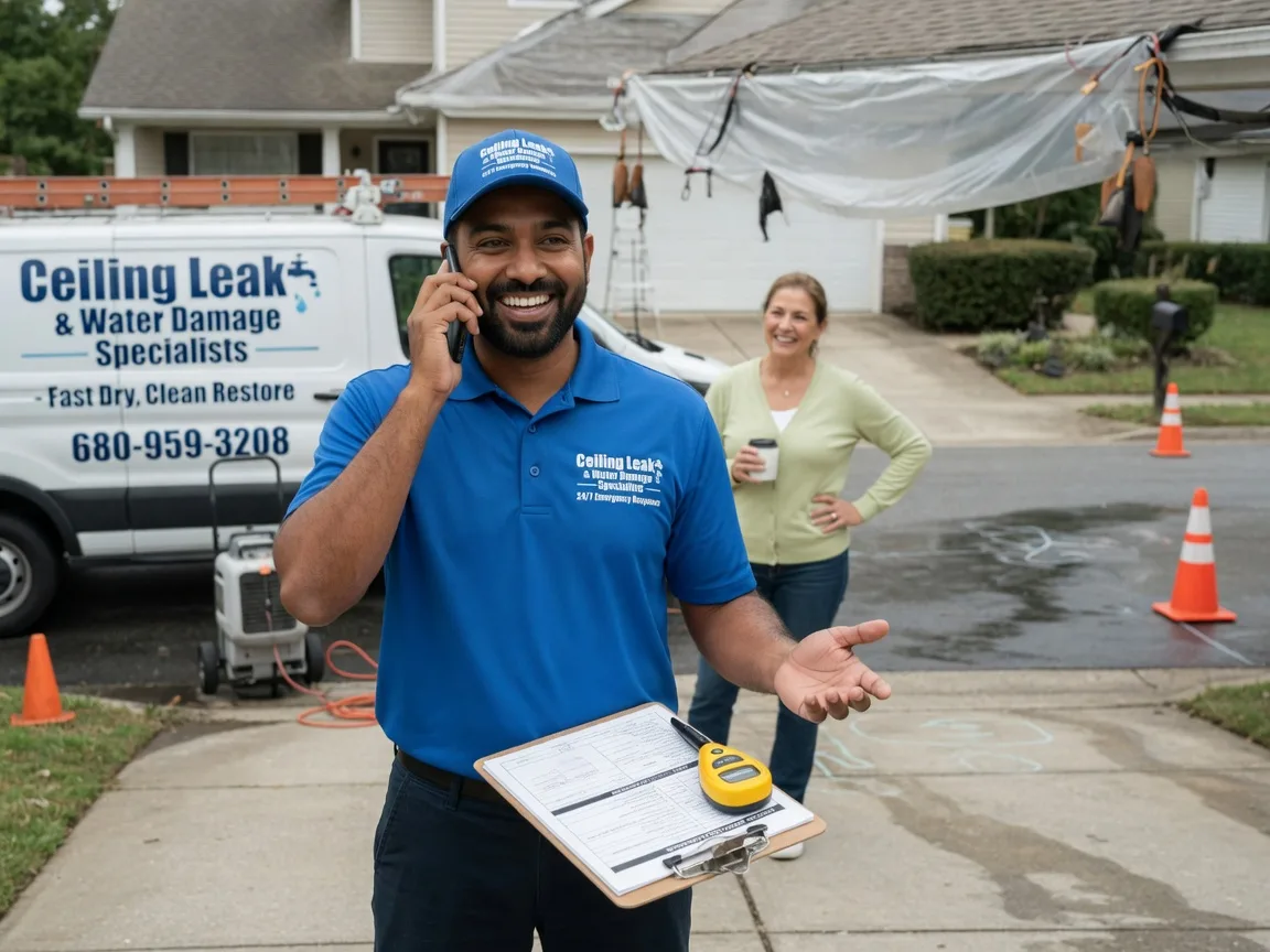Ceiling Leak Cleanup Woodland, NC FAQs